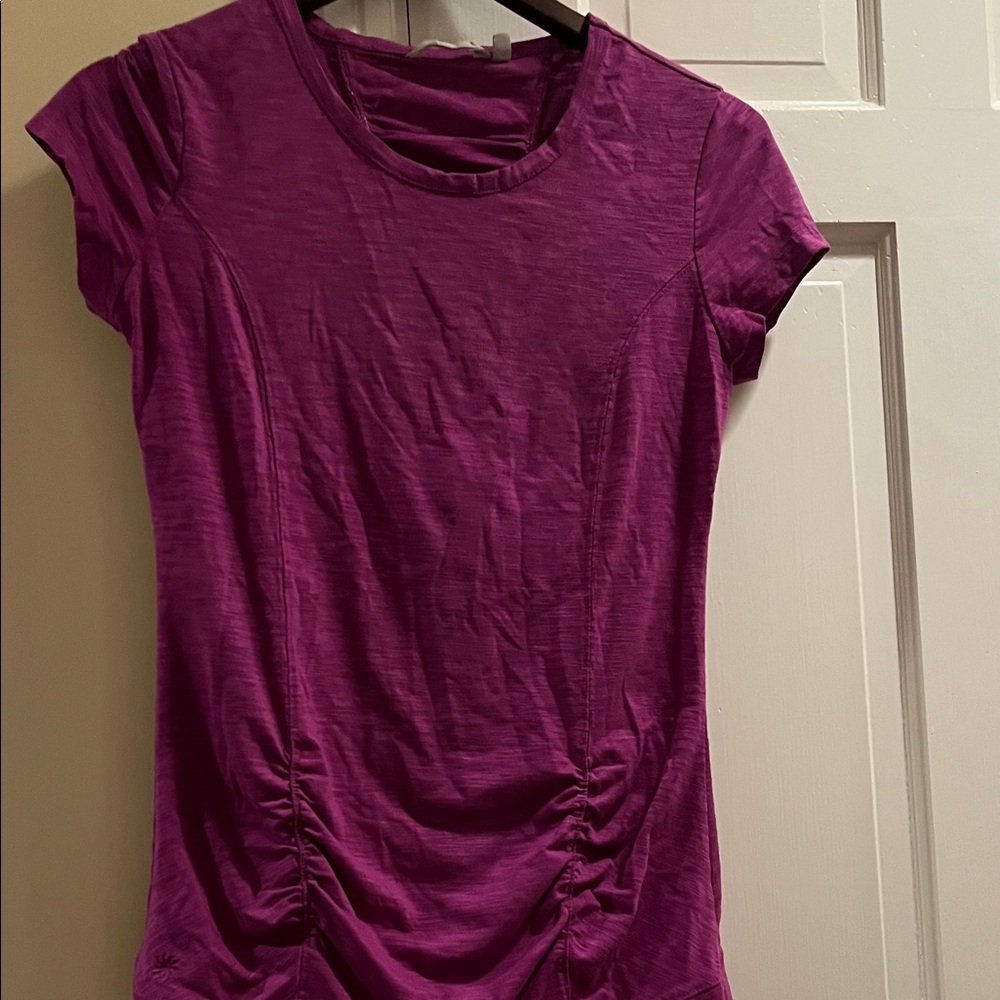 Athleta Magenta Short Sleeve Tee